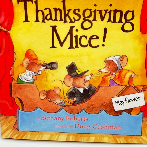 Thanksgiving Mice Holiday Story Hardcover Children's Kid Book - Picture 4 of 9